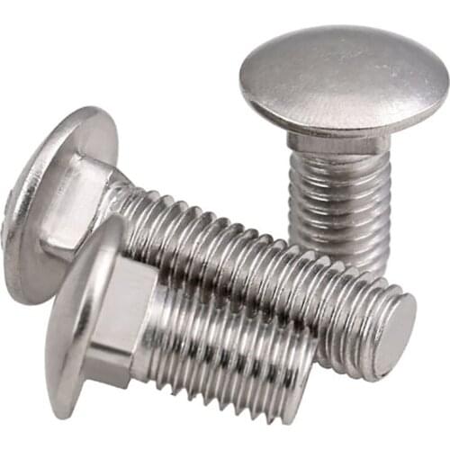 Carriage Bolts Screws A2 Stainless Cup Square Dome Coach Bolt M6 M8 M10 M12