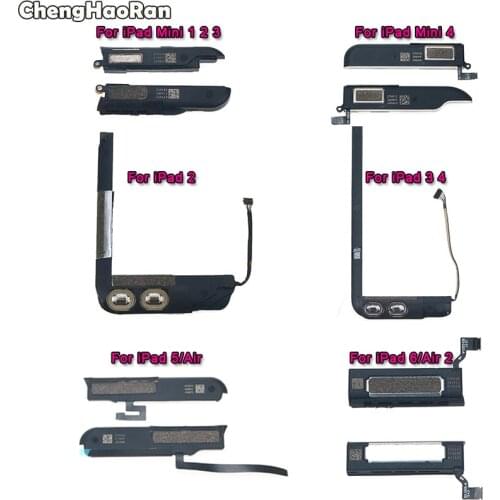 ChengHaoRan Loudspeaker For iPad 2 3 4 5 6 Mini 1 2 3 4 Air 2 Internal Loud Speaker Buzzer Ringer Replacement Part Flex Cable