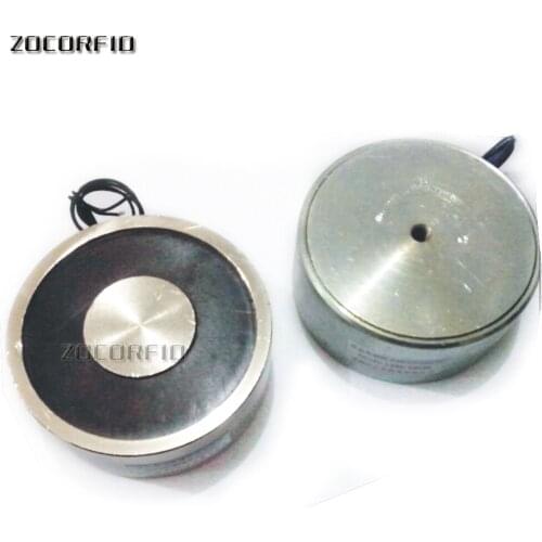 P40/20 DC Solenoid Electromagnet,Round Electro Holding Magnet Electro Holding Force 25KG 12V 24V