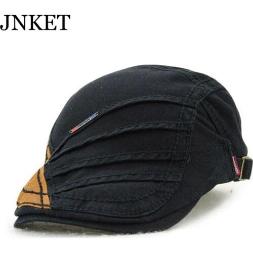 JNKET Vintage Men and Women Peaked Cap Beret Hats Gatsby Cap Duckbill Visor Cap Outdoor Travel Sunhats Golf Driving Cabbie Hat