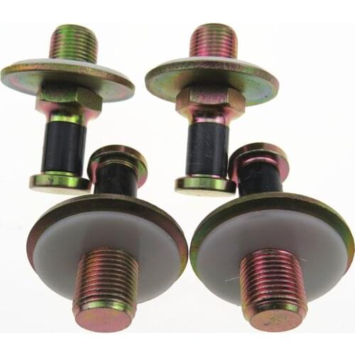 Qty 4 Door Lock Touch Striker Pins Holder Screws Gaskets Bolts For Passat B3 B4 Golf Scirocco Seat Toledo 357837034 321837034B C