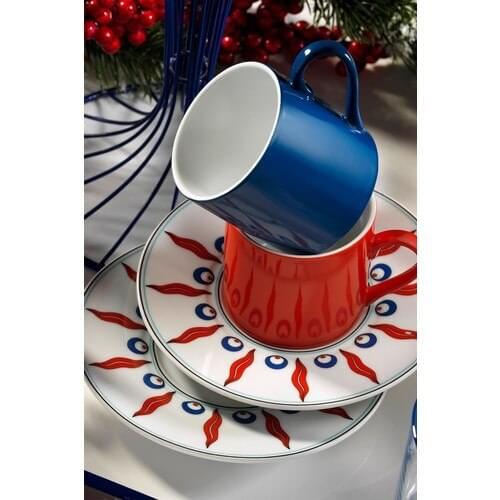 Kutahya has Porcelain Cintemani 9730 Pattern Coffee Cup Pad