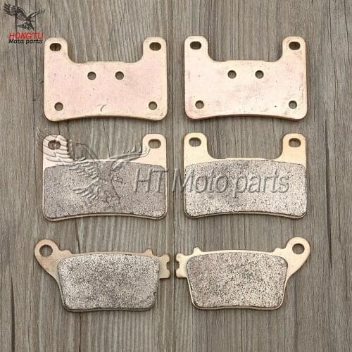 Motorcycle metal sintering brake pads For Kawasaki Ninja ZX-10R ZX10R ZX 10R (ZX1000) ABS 2011 2012 2013 2014 2015