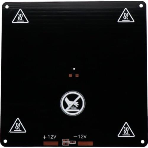 Mini 12/24V heatbed 150X150/180X180X3MM heating plate aluminum substrate for MK3/MK2A hotbed platform 3d printer DIY parts