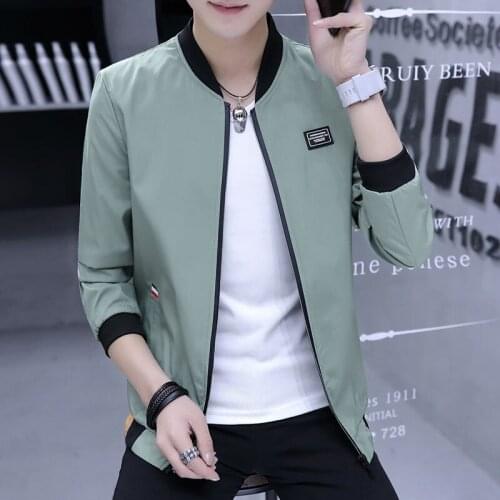New 2021 Casual Jacket M-4XL XXXXL Men Spring Autumn Outerwear Mandarin Collar Clothing