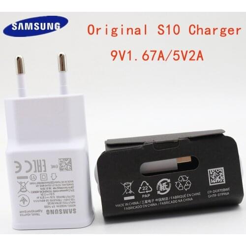 Samsung Original Galaxy Fast Charger Wall Adapter Fast Charge Type C Cable for Samsung Galaxy S10 S8 S9 Plus note 8 9 A3 A5 A7