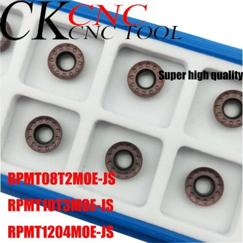 RPMT08T2MOE-JS RPMT10T3MOE-JS RPMT1204MOE-JS high quality Milling Carbide Insert Lathe Milling Mill CNC Tools Milling Cutter