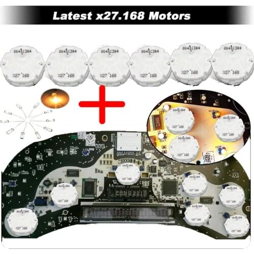 X27 168 (6PCS) + 10pcs bulbs Stepper Motor For Chevy Buick Hummer GL8 Sail Conversion Kit Gokart Car Speedometer Dashboard Motor