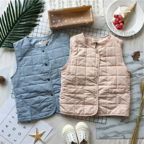 Tonytaobaby New Autumn and Winter Babys Thin Cotton Shoulder Jacket Toddler Girl Winter Clothes