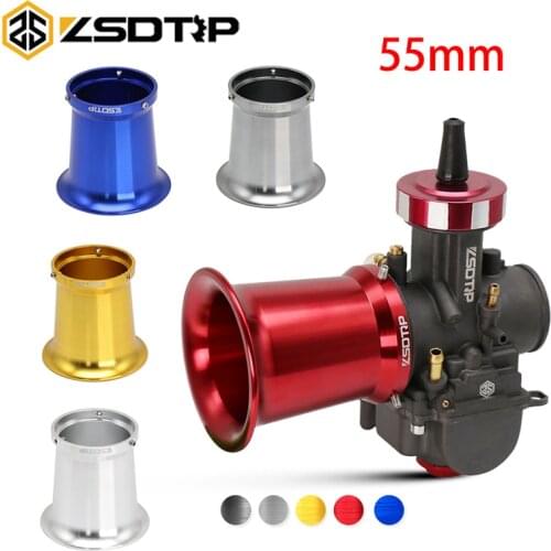 ZSDTRP 55mm For 32mm 34mm Carburetor Universal Motorcycle PWK Keihin Koso Carburetor Filter Cup Wind Cup Horn Filter