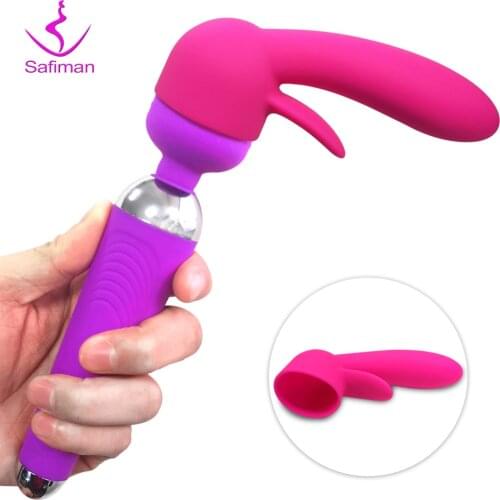 Magic Wand Vibrator Sex Toys for Woman Nipple Clitoris Stimulator Toys for adults G Spot Dildo vibrating for Woman Masturbation
