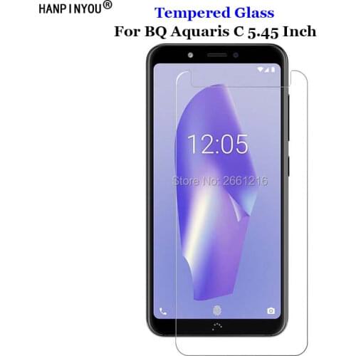 For BQ Aquaris C Tempered Glass 9H 2.5D Premium Screen Protector Film For BQ Aquaris C 5.45"