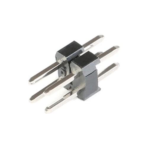 10pcs 2.0mm pitch double row in-line pin header straight pin PCB connection 2*2P/3/4/5/6/7/8/20/40/ copper Copper needle