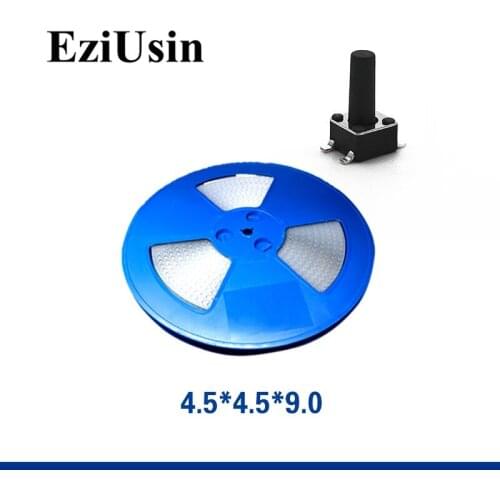 500pcs In Tape One Reel TS-C015 Micro Switch 4.5*4.5*8 Tactile Tact Push Button SMT 4.5x4.5x9 keyboard Switches