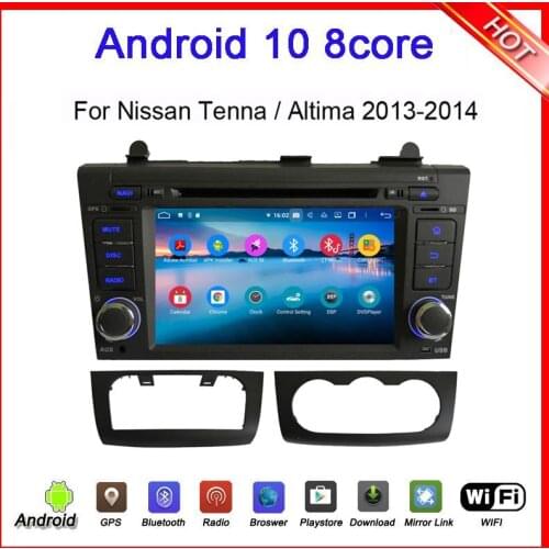 7" two din android 9.0 car dvd player for nissan Tenna Altima 2013-2014 car multimedia audio autoradio 4g ram 64g rom wifi