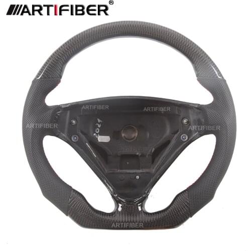 Black Carbon Fiber Steering Wheel for Porsche 911 Cayenne Macan Panamera Taycan Boxster Cayman Spyder Tycan Panamera GTS