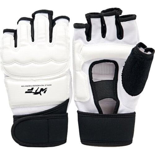 Children Boxing Gloves Half Finger Protect Glove Mitts Karate Sandbag TKD Protector For Boxeo MMA Muay Thai Kick Boxing Training