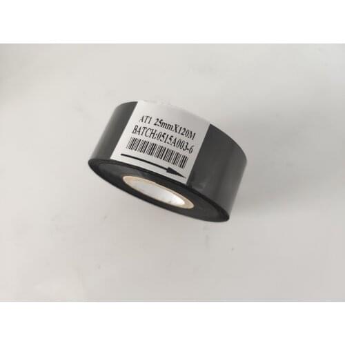 25/30/35mmX120m date printer machine Black color hot stamping ribbon