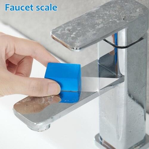 Sponge Cleaning Block Grinding Descaling Polishing Scale Pad Faucet Descaling Cleaning Sponge For Kitchen Bathroom