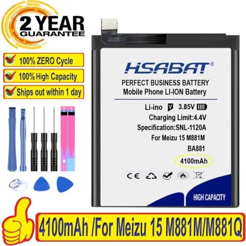 HSABAT Meizu 15 Phone Batteries