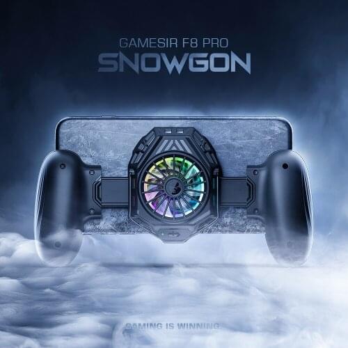 GameSir F8 Pro Snowgon Mobile Cooling Gamepad, Mobile Phone Cooler with Cooling Fan, Game Controller for Android / iPhone