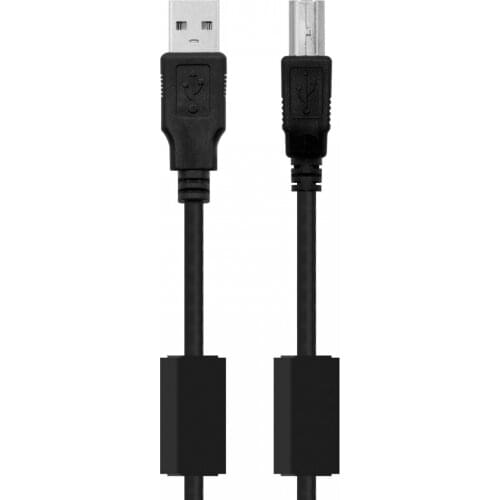 HDmatters USB 2.0 printer cable 1.5M 5ft USB 2.0 A male to B male with ferrite cores(cooper conductor+foling+AL braiding)