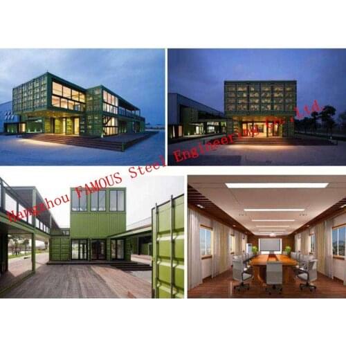 Light Steel Modular Assembled Villa , Commercial Steel Buildings and Boutique Hotel in European Standard