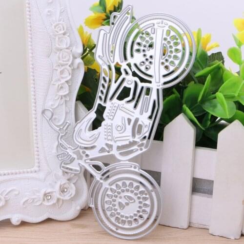 Motorcycle Metal Cutting Dies Stencil Paper Card Scrapbook Embossing DIY Craft E56C