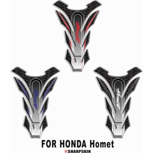 Motorcycle Stickers 3D Fishbone Gas Fuel Tank Pad Protection Sticker hornet Universal Decals for HONDA Hornet 600 250 hornet600