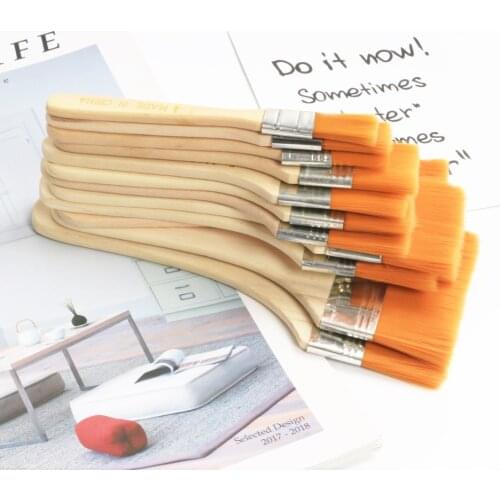 Soft brush computer keyboard computer dust cleaning wooden handle brush electronic phone PCB repair tool Cleaning brush