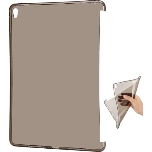 SUREHIN soft silicone case for apple new 2017 ipad 2018 case cover 9.7 protect smart cover partner transperent bottom back case