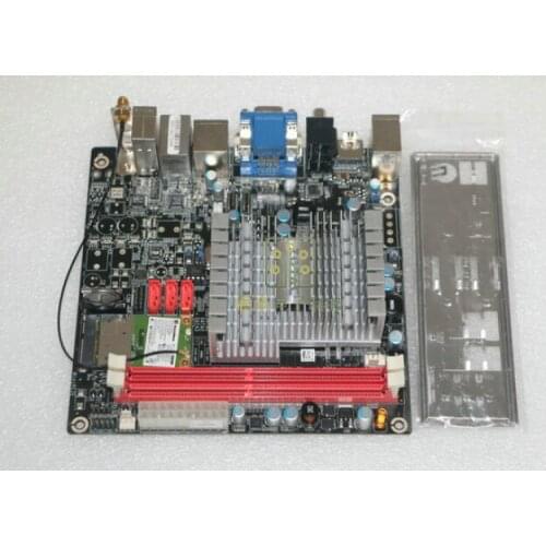Pre-shipment test For IONITX-D-E Atom 330 1.6GHz DDR2 17x17cm mini-ITX WIFI Original Used motherboard