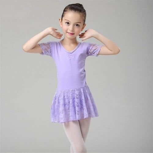 LIU HUO Kids Womens Girls' Figure Ice Skating Dress Ballet Dance Dress for Stage Performance Competition Costumes Pink purple