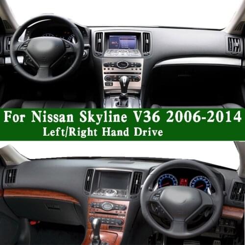 Fits Nissan Skyline XII V36 370GT 350GT 250GT PV36 KV36 NV36 Type SP 2007-2013 Dashmat Dashboard Cover Pad Dash Mat Carpet