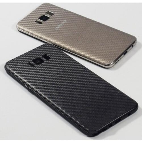 Transparent Fiber Decorative Back Film For Samsung Galaxy S8 Plus Mobile Phone Protector S8Plus Back Film Stickers