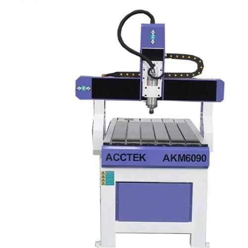 3D Cnc Wood Carving Router AKM 6090 Mini For Advertising