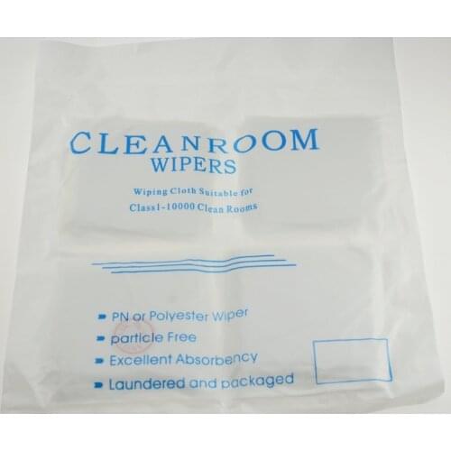 4" 6" 9" inch Mobile Phone Soft Cleanroom Mirco Fiber Wipes Cleaning Non-dust Cloth Paper for Class 1-10000 Clean Rooms