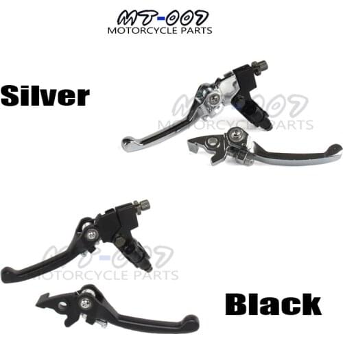 CNC Alloy Folding Clutch lever Brake Lever Fit To CRF KLX Pit Pro Xmotos KAYO Pit Dirt Bike Parts Free Shipping