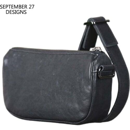 New Fashion Mens Clutch Bag Genuine Leather Luxury Handmade Male Casual Cell Phone Wallets Simple Zipper Long Organizer Purses