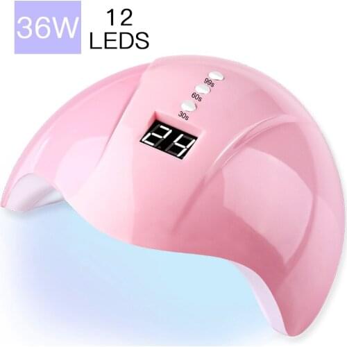 Nail Dryer LED Nail Lamp UV Lamp for Curing All Gel Nail Polish With Motion Sensing Manicure Pedicure Salon Tool For Resin Craft