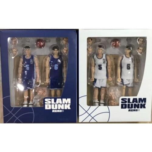 GREAT TOYS Dasin Ryonan Koshino Hiroaki and Ryoji Ikegami pvc action figure SLAM DUNK GT model toy brinquedos no.5 and no.6
