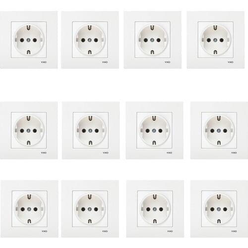 Viko Karre 12'li Grounded Outlet