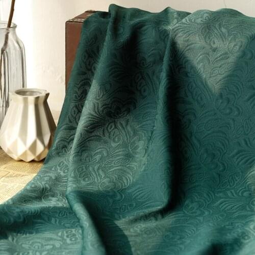 Retro Palace Style Butterfly Flower Embossed Jacquard Fabric For Clothing Luggage Shoes Hat Fabric