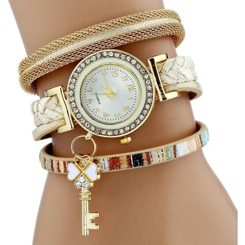Women Bracelet Quartz Wristwatches Women Crystal Rhinestone Dress Watch For Women Popular Ladies Female