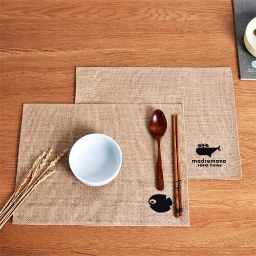 1PC Tableware Cushion Cafe Western Restaurant Placemat Tablemat Waterproof Thickening Tablemat Bowl Cushion Plate Cushion