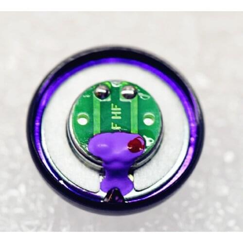 2pcs 15.4mm 600 ohm Beryllium Flat Headphone Speakers High Frequency Driver Unit Speakers for MX500 DIY