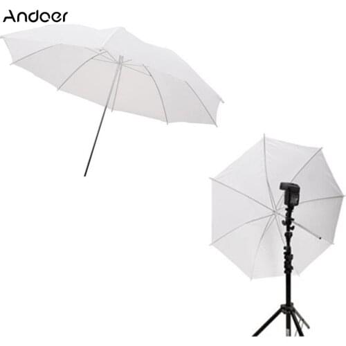 33in/83cm Photography Photo Professional Studio Soft Translucent White Diffuser Umbrella for Studio Flash Lamp Lighting