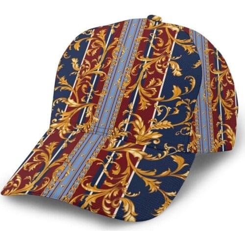 Noisydesigns Baseball Cap Adorable Sunhats Fishing For Men Women Unisex-Teens Luxury Floral Pattern Snapback Flat Hip Hop Hats