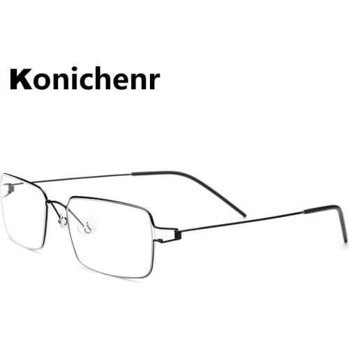 Konichenr Screwless Eyewear Titanium Alloy Glasses Frame Men Prescription Eyeglasses Korean Denmark Women Myopia Optical Frame