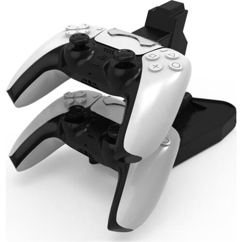 Dual Charging Stand Controller Charger Station Holder With Turn light for PS5 Game Controller